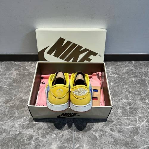 Travis Scott x Jordan Air Jordan 1 Low OG Ganary Yellow 联名款板鞋