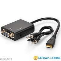 HDMI 轉 vga 接lcd/led 顯示器ps3 可用,高清盒可用