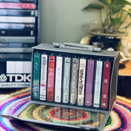 出售 全新maxell手提cassette 卡式帶 收納盒，非常靚仔，唔用時候可完全摺合，可存...