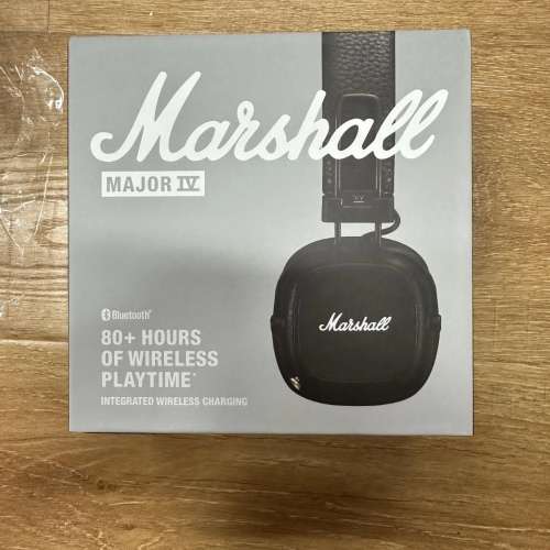 禮物 未拆封 Marshall Major IV Wireless Bluetooth Headphones