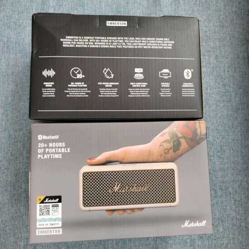 禮物 未拆封 Marshall Emberton Bluetooth Speaker 藍牙喇叭