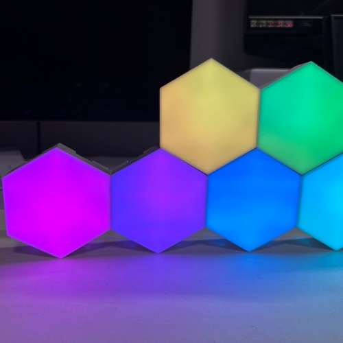 6塊 rgb 量子燈
