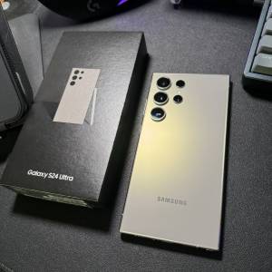 售行貨Samsung Galaxy S24 Ultra 12+512 鈦金屬灰 99% New (Samsung Care+長保養)