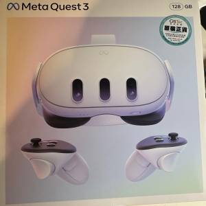 Meta Quest 3 128GB 混合實境VR頭戴式裝置 9成9新無花無崩