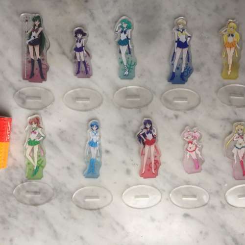 $500 全新 美少女戰士 SailorMoon 戰鬥服版 一套十個 立牌 (紀念版) - 02