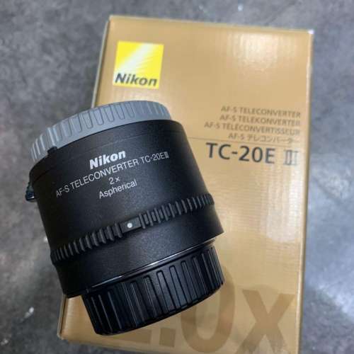Nikon TC-20E III AFS 2.0X 2X 第三代 增距鏡 少用 全套有盒行貨 TELECONVERTER