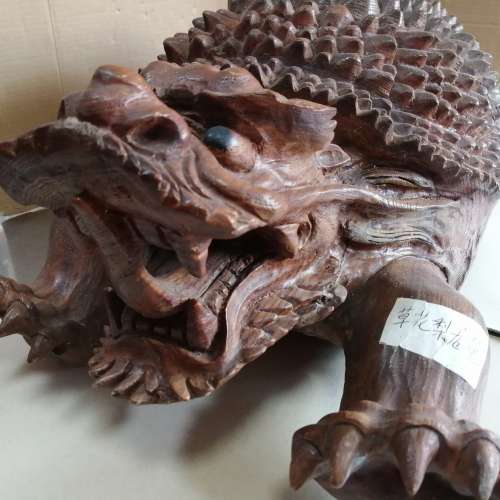 動物木雕裝飾品 {破損}