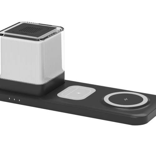 MG WK無線充香熏夜燈磁吸充電蘋果安卓通用氛圍燈手機耳機同時充過充保護觸控操作高...