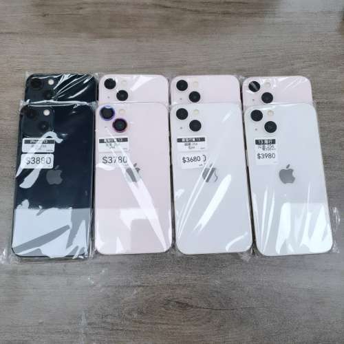 (荃灣實體店，史上最平 i13) Apple iPhone 13 256/512 黑/白/粉