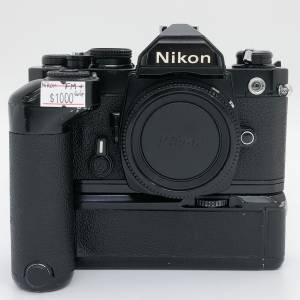 98% New Nikon FM 連手柄 菲林相機, 深水埗門市可購買