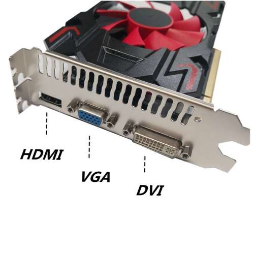 新AMD76704G臺式獨立電腦顯卡6450配件dvi vga顯示卡 Display card HDMI DVI