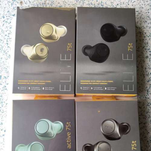 Elite 75t藍牙耳機入耳式5.0降噪耳塞藍牙耳機TWS運動耳機