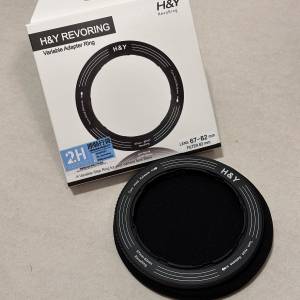 H&Y Revoring Variable Adapter_可調口徑轉接環_67-82mm