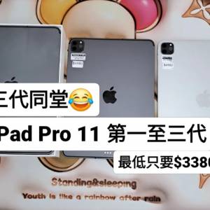 (電子之家ipad Pro11吋系列)APPLE ipad pro 11 1-3代/ 256/512gb/ wifi/插卡版/sim/...