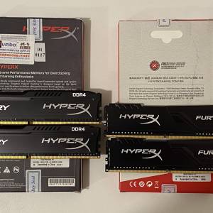 Hyper X DDR4 2666 8GB x2 + Hyper X DDR4 2400 8GB x2