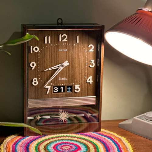 出售 昭和時期 seiko精工掛牆鐘，六十年代尾左右產物，款式經典，外觀約九成新，用...