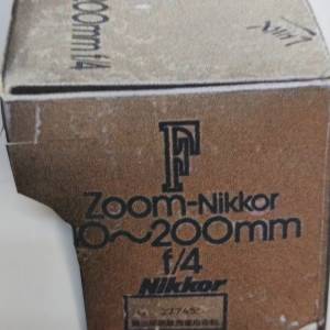 Vintage Zoom Nikkor 80-200mm f/4 Lens