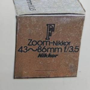 Vintage Nikkor 43-86mm Lens