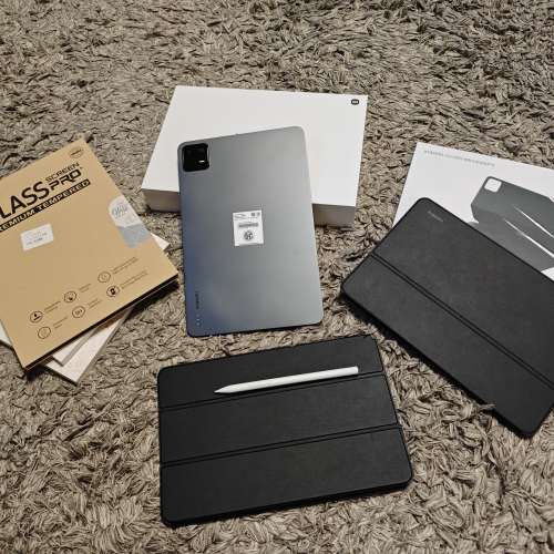 小米 Xiaomi Pad 6石墨灰色 8+128 平板電腦 連配件 not iPad 9成9新無花