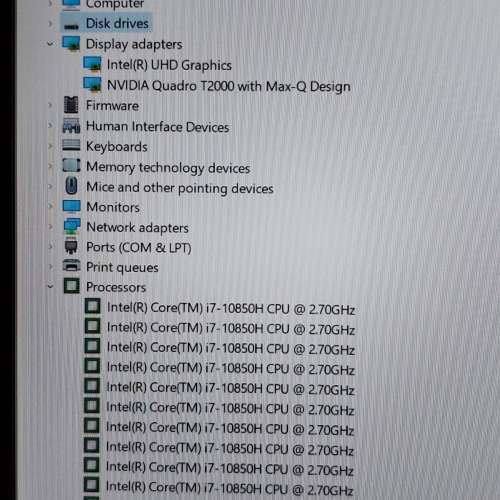 Dell Precision 5550 i7-10850(12 Core)32GB  1TB(512 x2 NVME) Nvidia QT2000 99.9%...