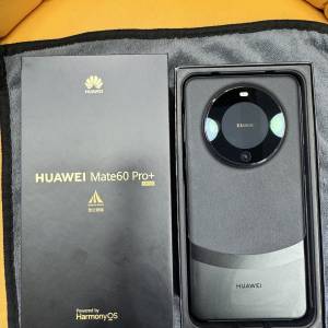 99%New 華為 Huawei Mate 60 Pro+ 16+1TB 黑色 保養到2024年10月20日 全套有盒有配...