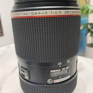 Pentax HD DA645 28-45mm f4.5 lens ed aw sr