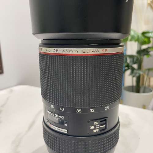 Pentax HD DA645 28-45mm f4.5 lens ed aw sr