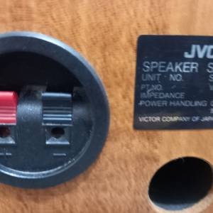經典  JVC 2路 雙低音音箱 speaker