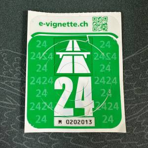 Switzerland Vignette瑞士高速公路通行證2024