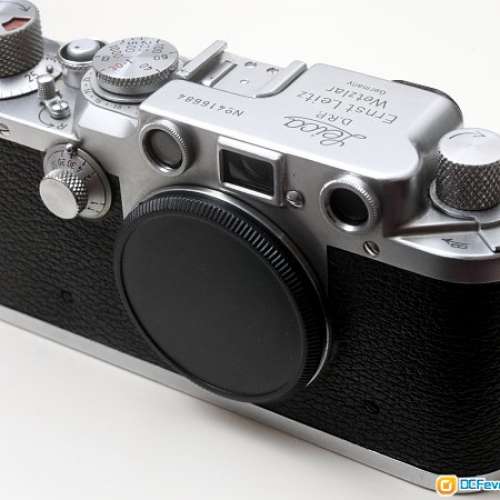 Leica IIIc Boby (L39螺絲口) 產於1946年---黑白菲林相的首選  一部影得相嘅古董