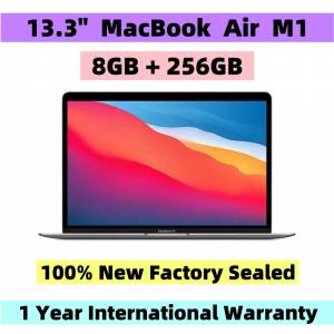 全新MacBook Air M1 13.3" 蘋果 Apple 8GB + 256GB SSD 100% NEW