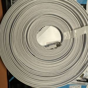 EW CAT7 10 Gigabit Ethernet LAN cable 10000Mbps 全無氧銅/ 扁身網絡線 15m