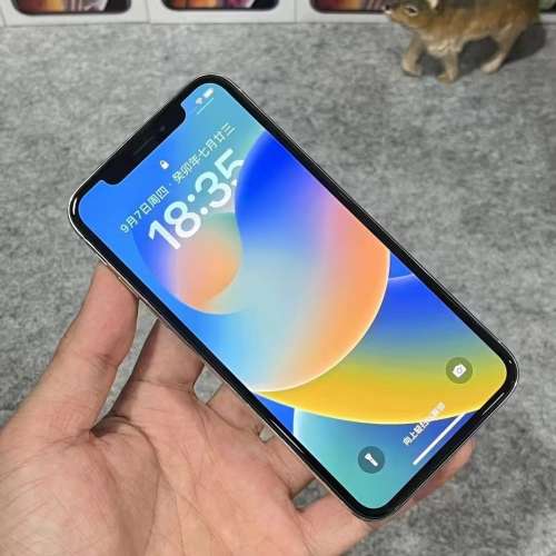 客戶置換 iPhoneX 全網通 256G黑色支持移動電信聯通單卡4G 換了新電池100 % 特價！！...