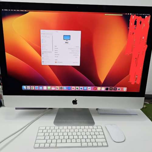 Apple iMac 27-inch 2017 連原裝Keyboard & Mouse (90%New)