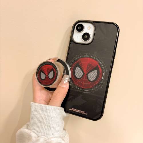 全新現貨 蜘蛛俠款式 磁吸支架兩件套款 iPhone12~iPhone15promax都有 免費順豐智能...
