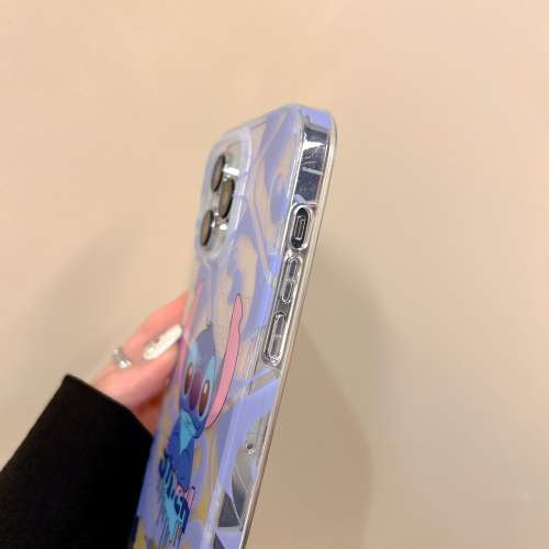 全新現貨 多表情史迪仔款式 全包半透鐳射底款 iPhone12~iPhone15promax都有 免費順...