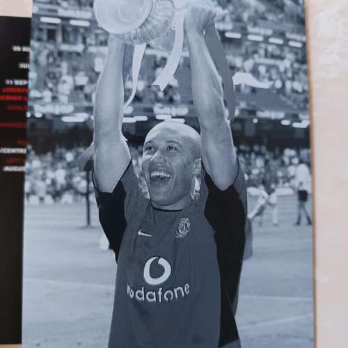 曼聯 施維斯達 親筆簽名 球星卡