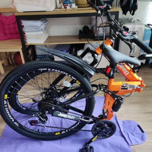 吉普Jeep自行車折疊山地車