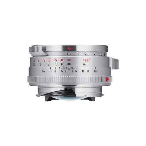 Leica 35mm f/1.4 Summilux-M Lens (Silver)  Steel Rim 11301