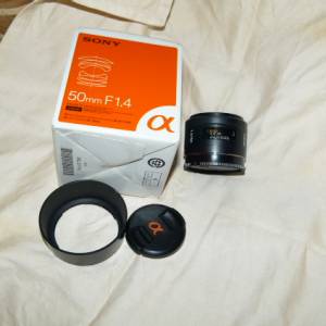 Sony SAL 50mm f1.4 lens