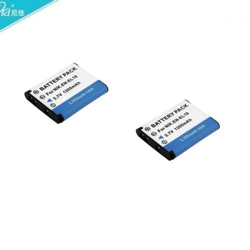 NIJIA Lithium-Ion Battery Pack For Nikon EN-EL19 / Sony NP-BJ1 With Charger