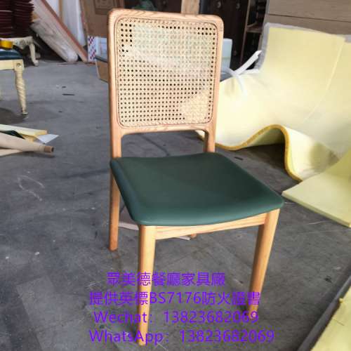 實木餐椅訂造廠家,西餐廳餐枱椅訂做,白蠟木休閒餐椅結實耐用,阻燃皮革坐墊椅子訂製,...