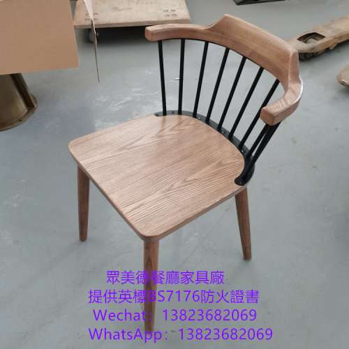 實木餐椅訂造廠家,西餐廳餐枱椅訂做,白蠟木休閒餐椅結實耐用,阻燃皮革坐墊椅子訂製,...