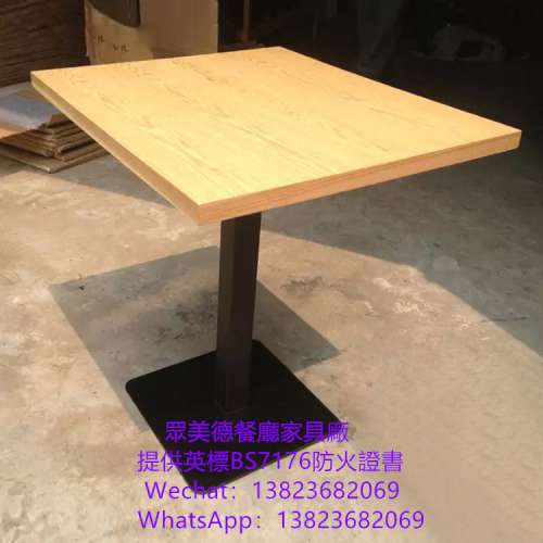 防火板餐檯訂製,港式餐廳餐桌訂造,四人位方桌訂做廠家,顏色可選尺寸可訂製,眾美德餐...