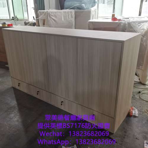 防火膠板餐檯櫃製造工廠,木製櫃子自然色,掛櫃長條櫃訂製,餐邊櫃加工廠,生產各種防火...