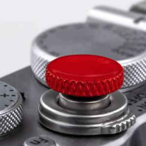Camera Soft Release Button / Shutter Button - Copper 銅製滾花快門按鈕 (Red Co...