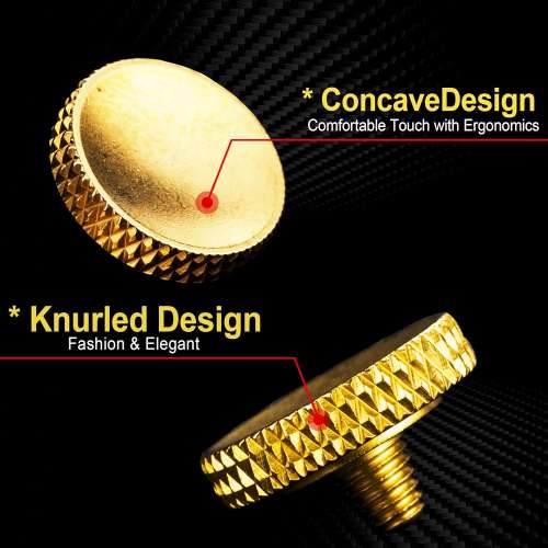 Camera Soft Release Button / Shutter Button - Copper 銅製滾花快門按鈕 (Golden...