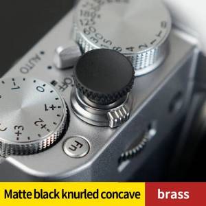 Camera Soft Release Button / Shutter Button - Copper 銅製滾花快門按鈕 (Matte)