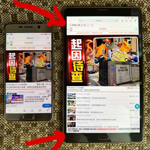 香港行貨 SAMSUNG GALAXY TAB S 8.4 (SM-T705  4G版 3+16GB)
