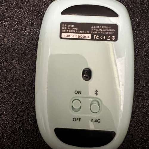 lofree 滑鼠 薄荷綠